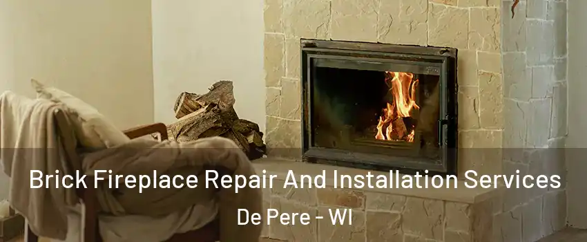  Brick Fireplace Repair And Installation Services De Pere - WI