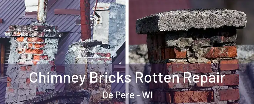  Chimney Bricks Rotten Repair De Pere - WI