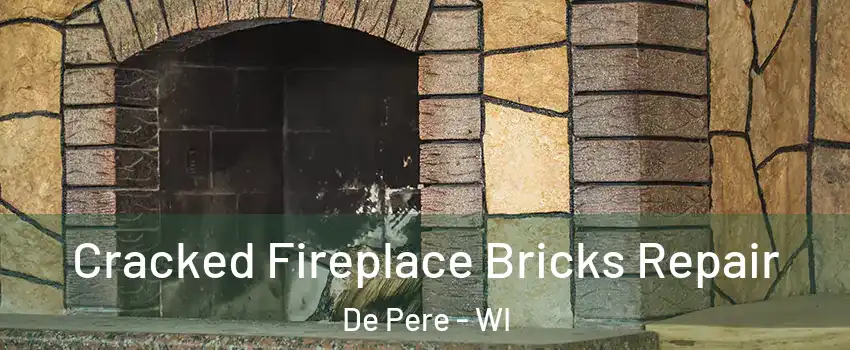  Cracked Fireplace Bricks Repair De Pere - WI