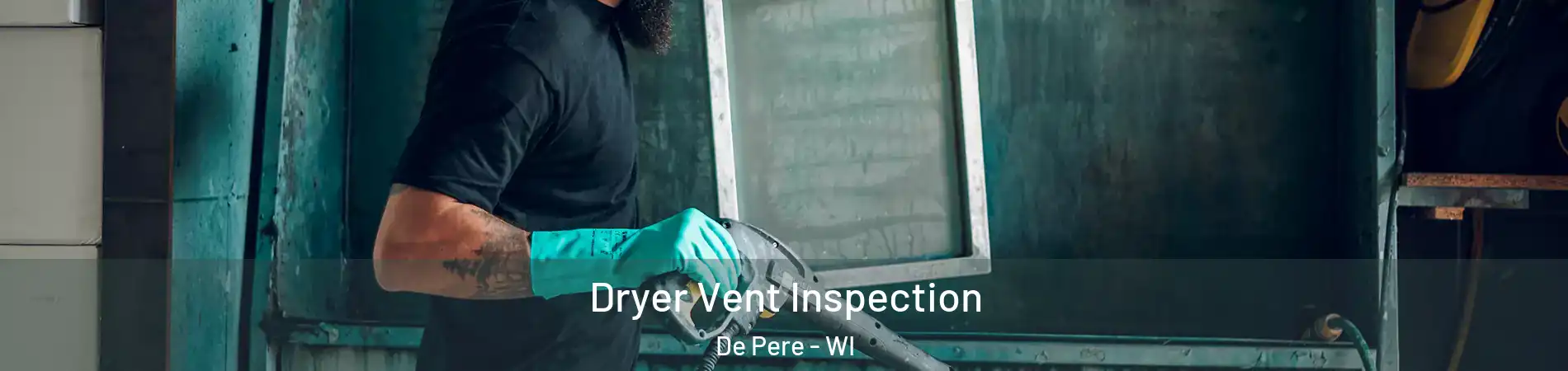  Dryer Vent Inspection De Pere - WI