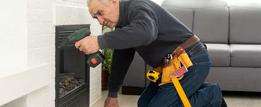 New Indoor Fireplace Installation in De Pere, Wisconsin