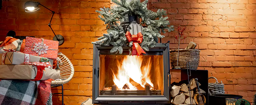 Travis Industries Linear Gas Fireplace Installation in De Pere, Wisconsin
