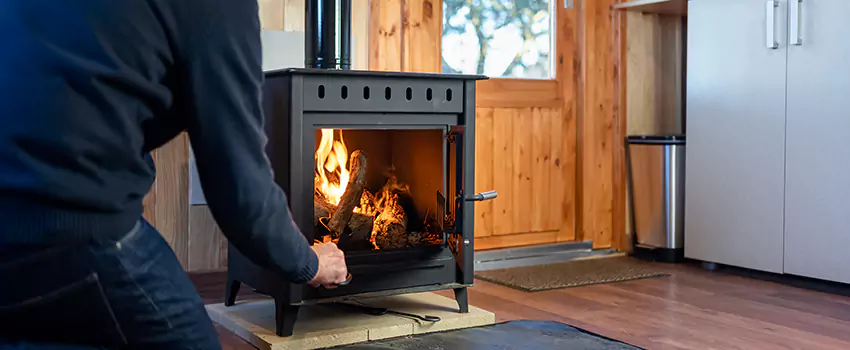 Open Hearth Wood Fireplace Installation in De Pere, WI