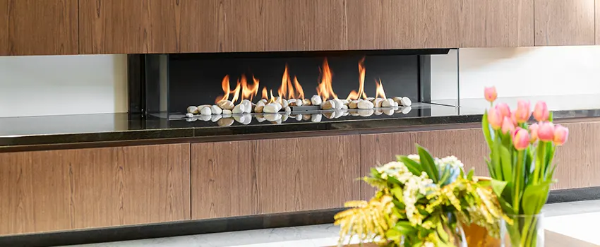 Double-height Fireplace Design Refurbishment in De Pere, Wisconsin