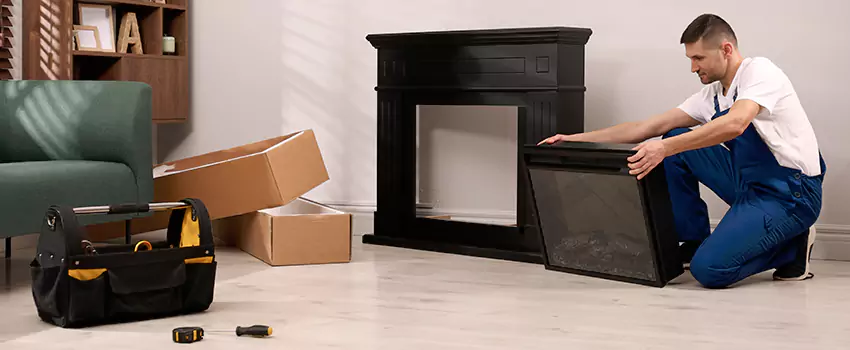 Old Rusted Metal Fireplace Repair And Replacement in De Pere, WI