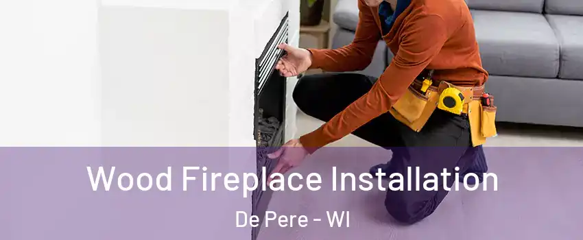  Wood Fireplace Installation De Pere - WI